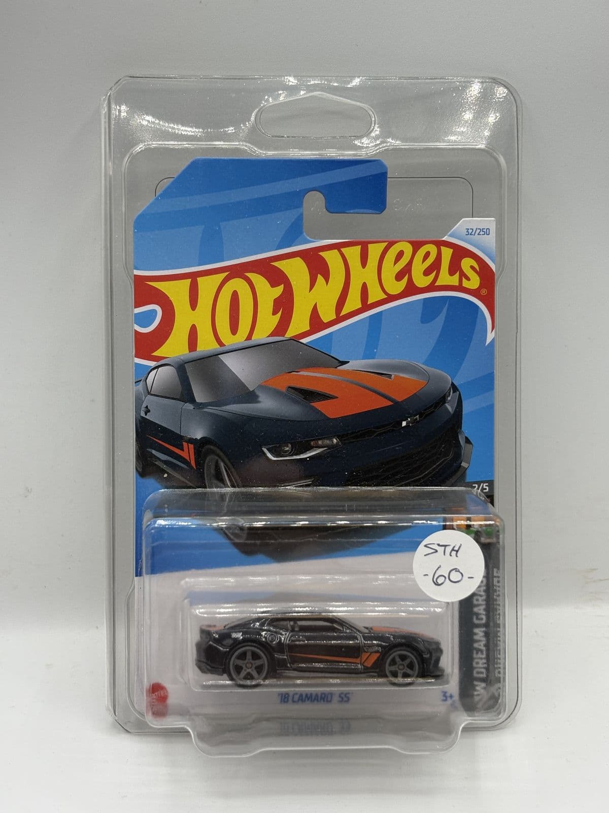'18 Camaro SS — Super Treasure Hunt – Hot Wheels 1:64 diecast, carded