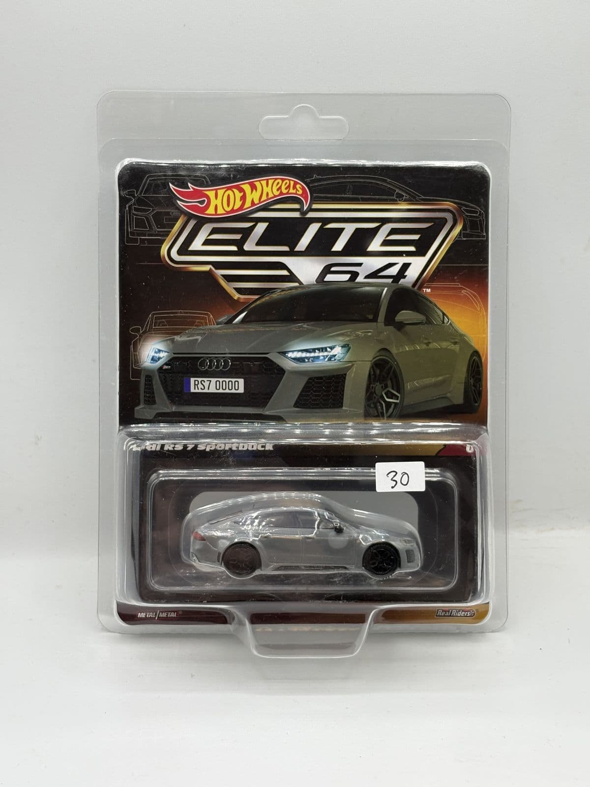 Audi RS 7 Sportback — Elite 64 – Hot Wheels 1:64 diecast, carded
