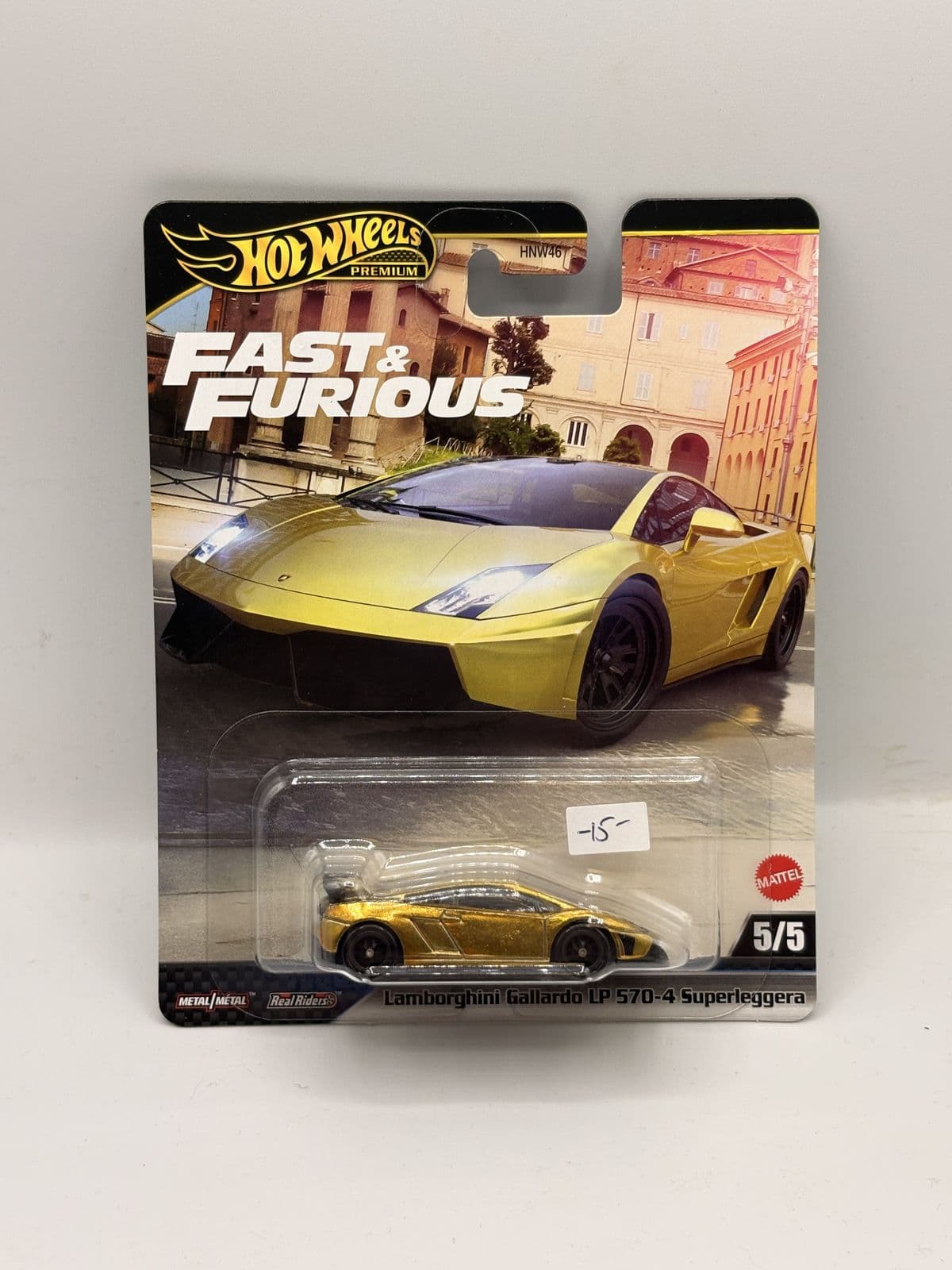 Lamborghini Gallardo LP 570-4 Superleggera — Fast & Furious – Hot Wheels 1:64 diecast, carded