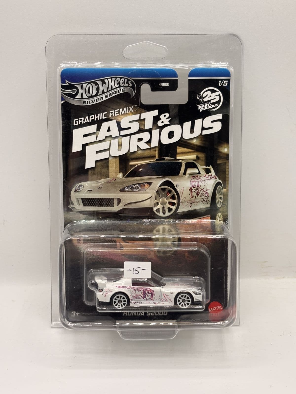 Honda S2000 — Fast & Furious Graphic Remix – Hot Wheels 1:64 diecast, carded