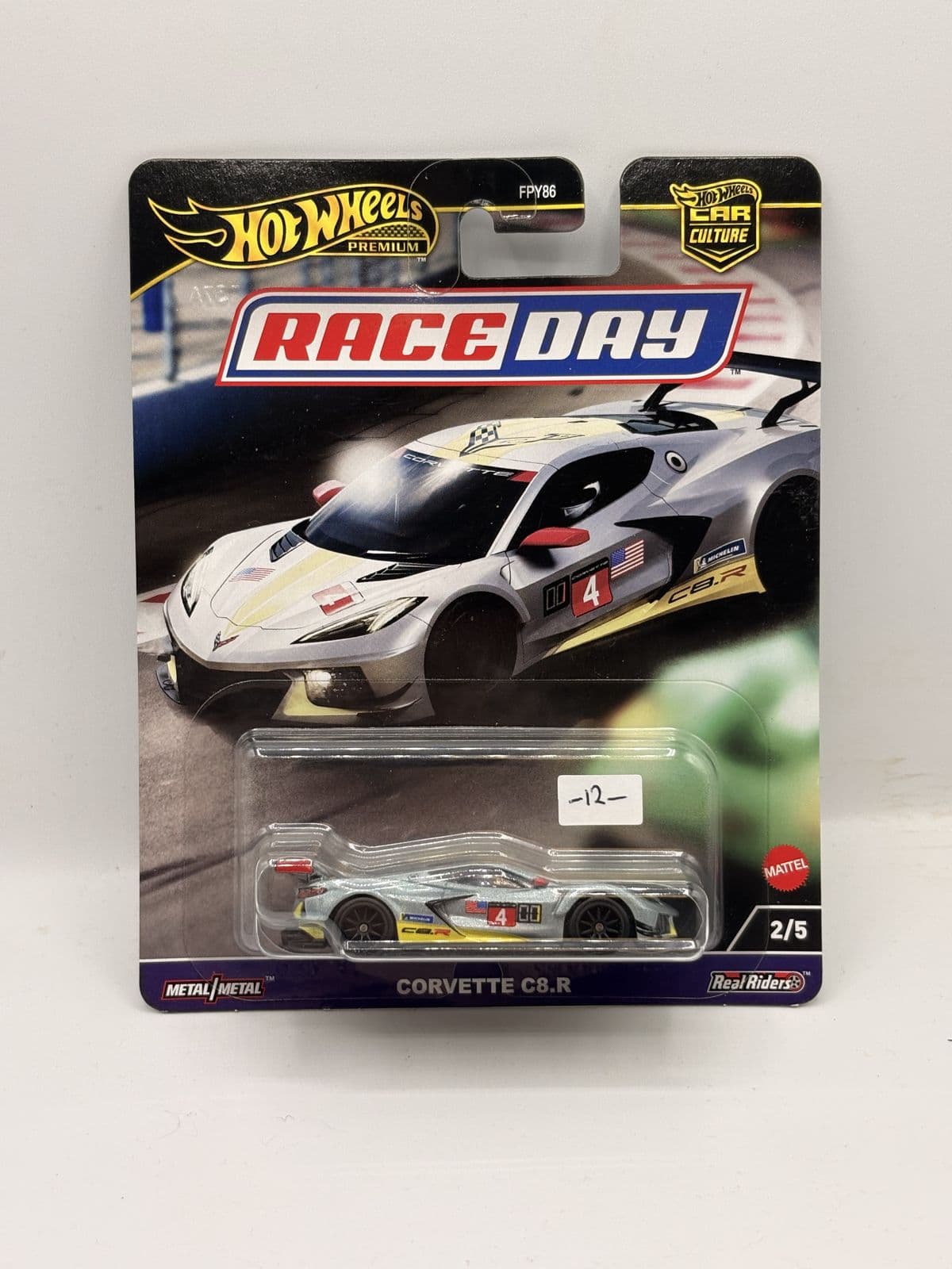 Corvette C8.R — Race Day – Hot Wheels 1:64 diecast, carded