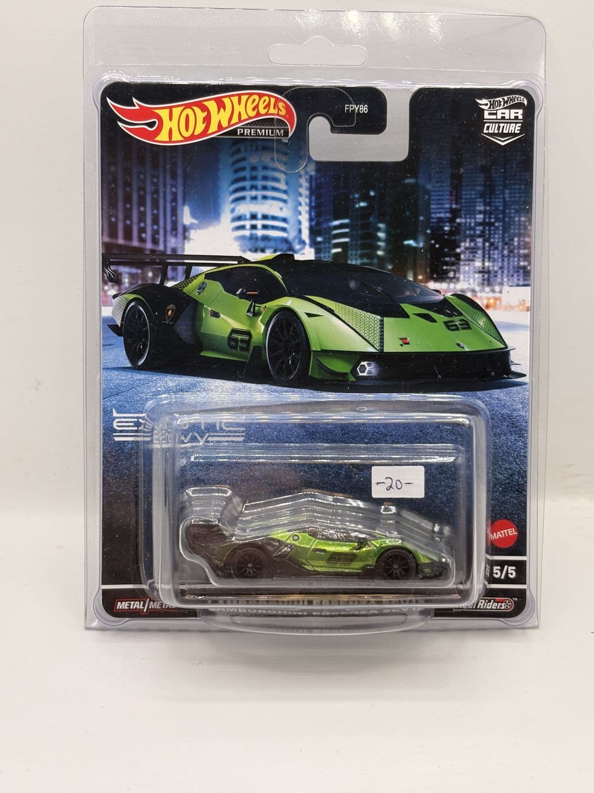 Lamborghini Essenza SCV12 — Car Culture – Hot Wheels 1:64 diecast, carded