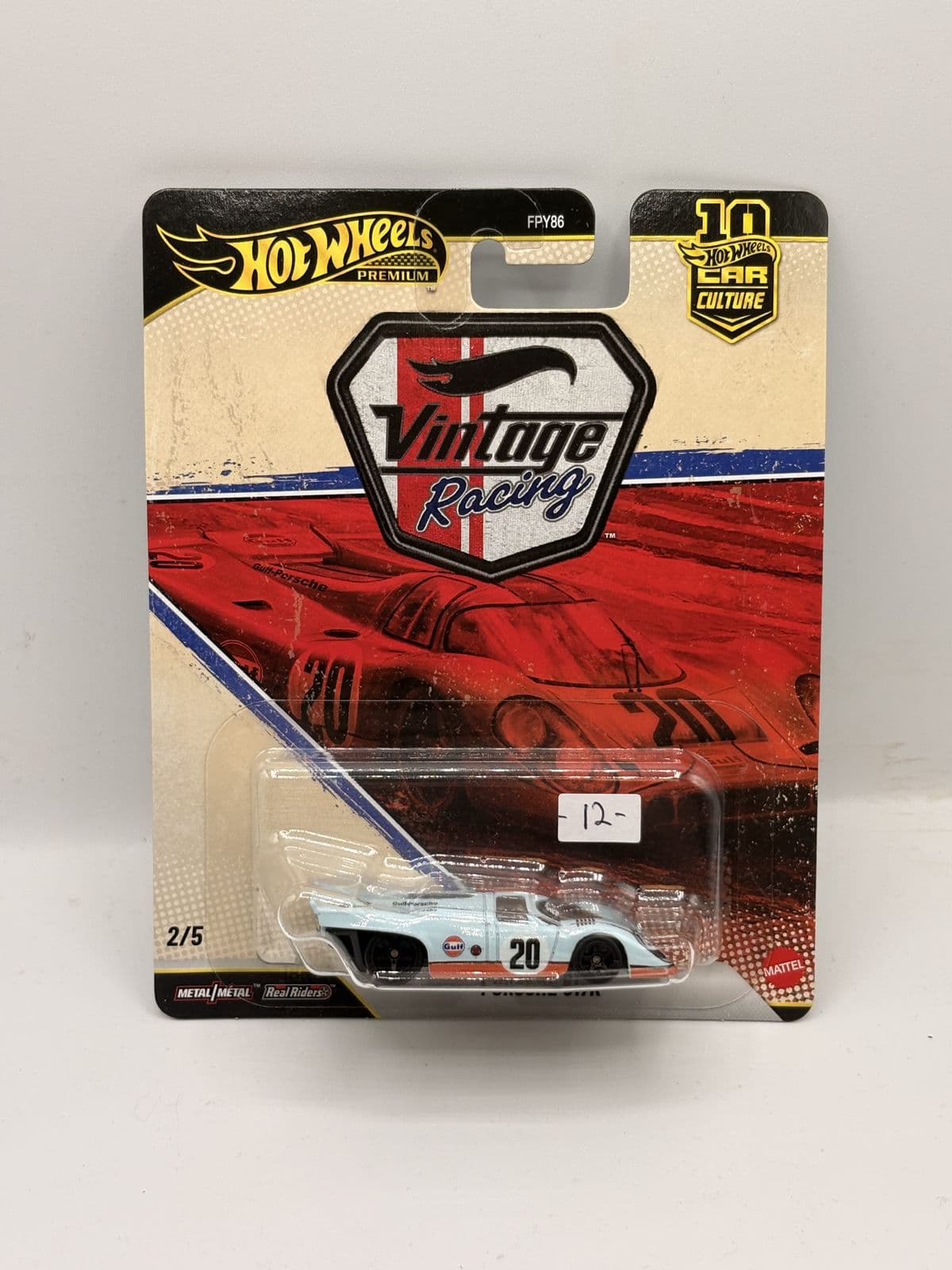 Porsche 917K — Vintage Racing – Hot Wheels 1:64 diecast, carded