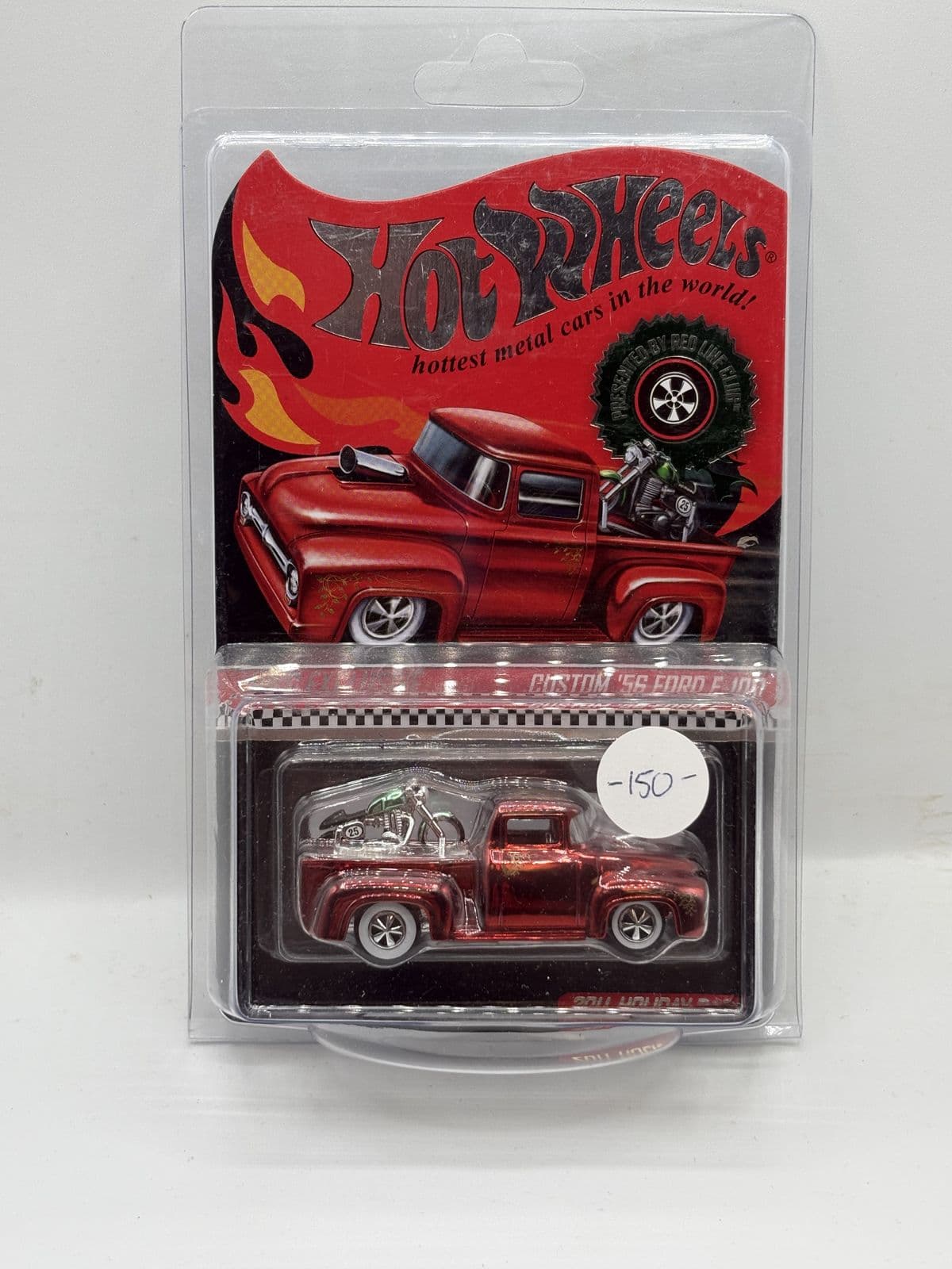 Custom '56 Ford F-100 — Red Line Club – Hot Wheels 1:64 diecast, carded