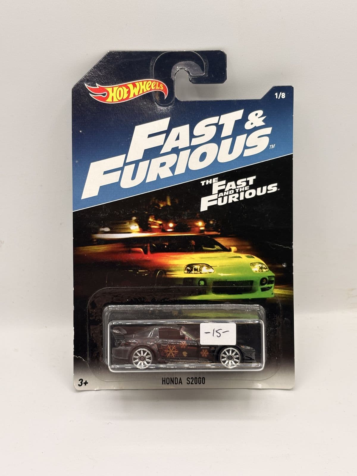 Honda S2000 — Fast & Furious – Hot Wheels 1:64 diecast, carded – view 2