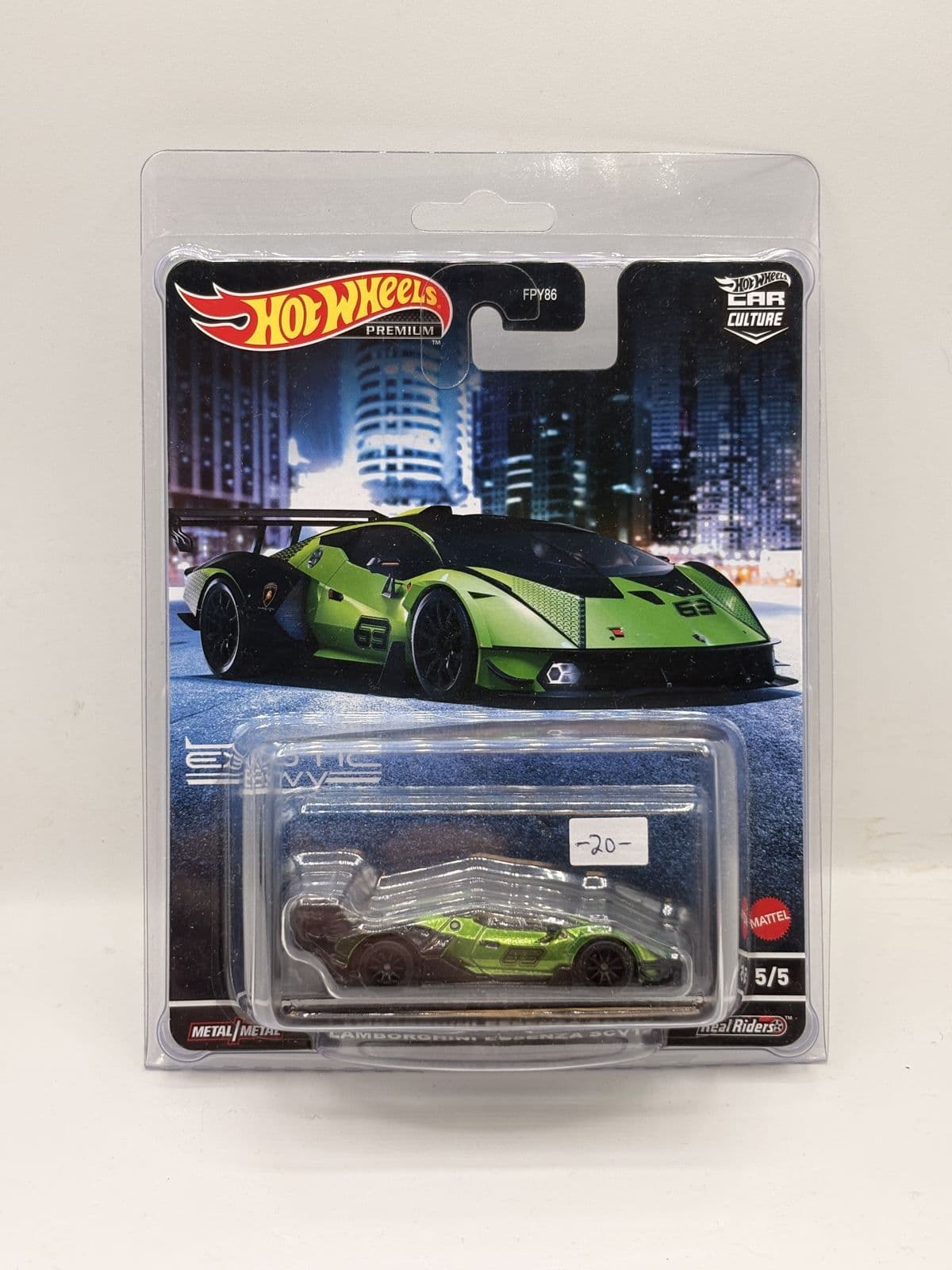 Lamborghini Essenza SCV12 — Car Culture – Hot Wheels 1:64 diecast, carded – view 2