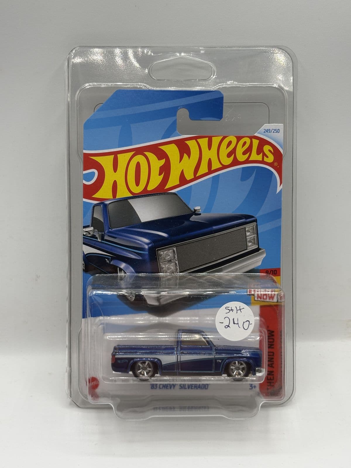 '83 Chevy Silverado — Super Treasure Hunt – Hot Wheels 1:64 diecast, carded – view 3