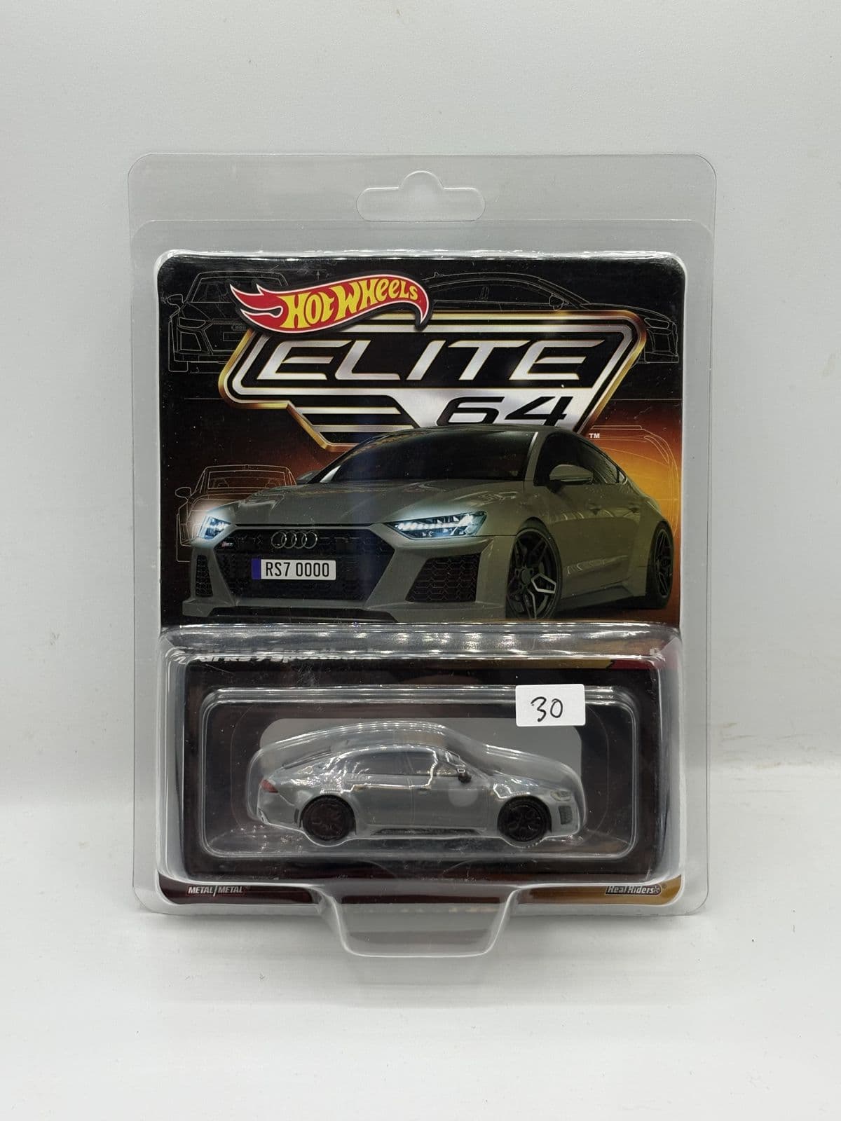 Audi RS 7 Sportback — Elite 64 – Hot Wheels 1:64 diecast, carded – view 3