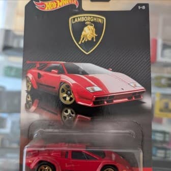 Lamborghini Countach – Hot Wheels 1:64 diecast, carded