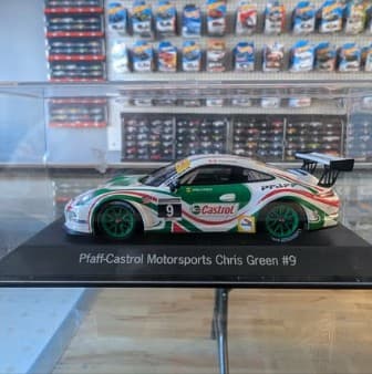 Pfaff Castrol Porsche 911 GT3 R #9 – Mini GT 1:64 diecast, carded