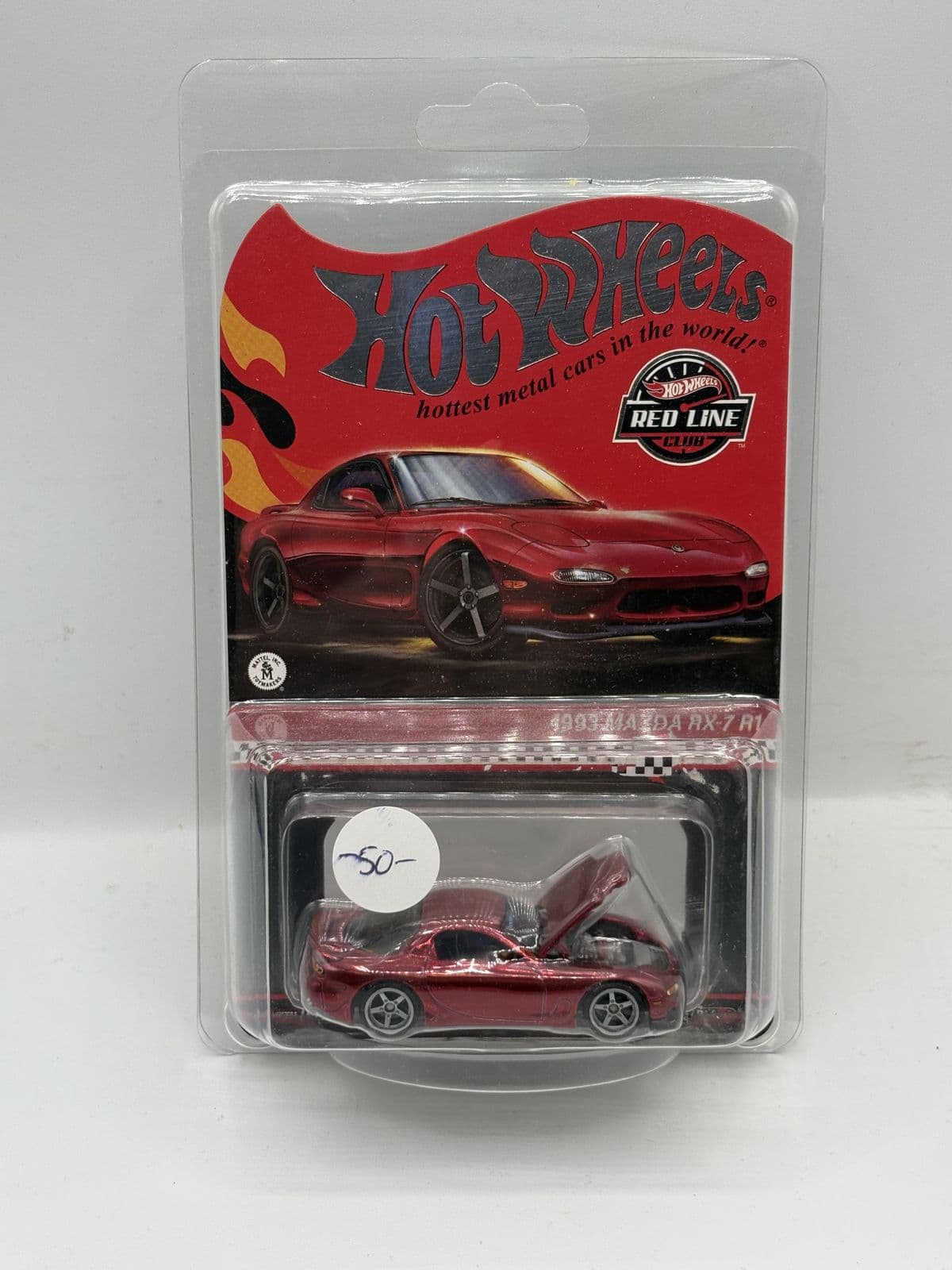 1993 Mazda RX-7 R1 — Red Line Club – Hot Wheels 1:64 diecast, carded