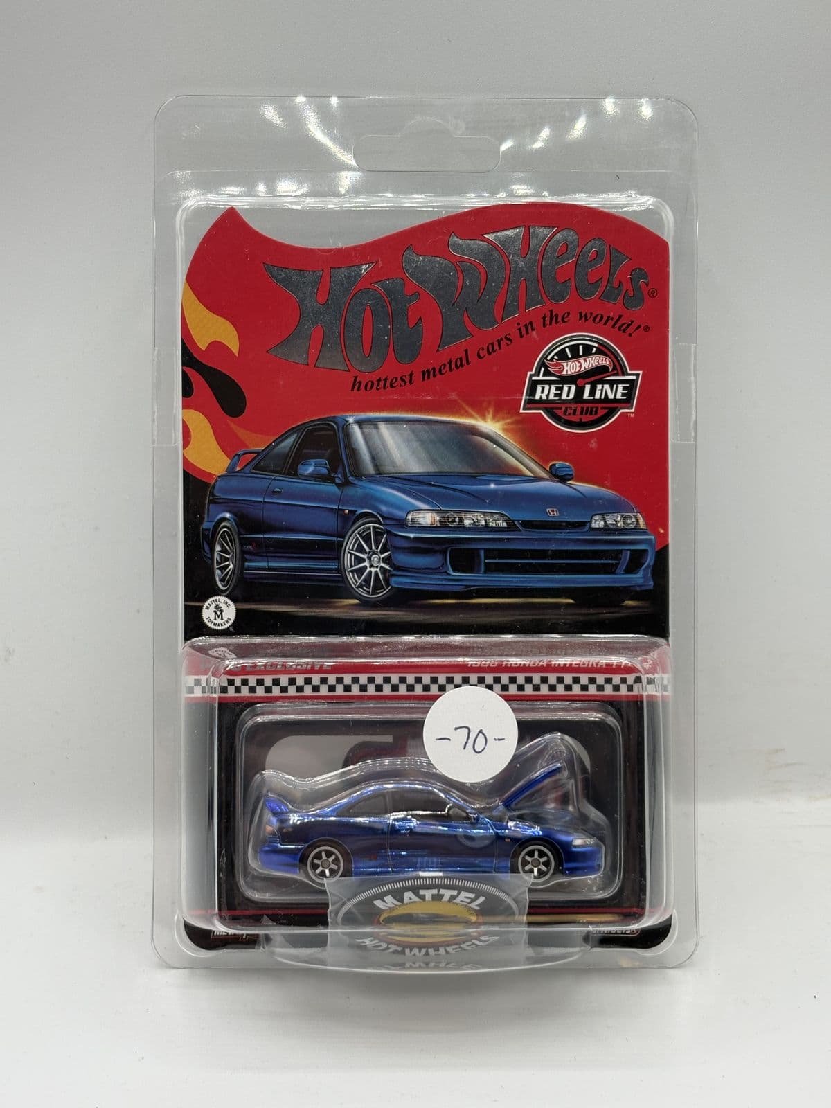 1998 Honda Integra Type R — Red Line Club – Hot Wheels 1:64 diecast, carded