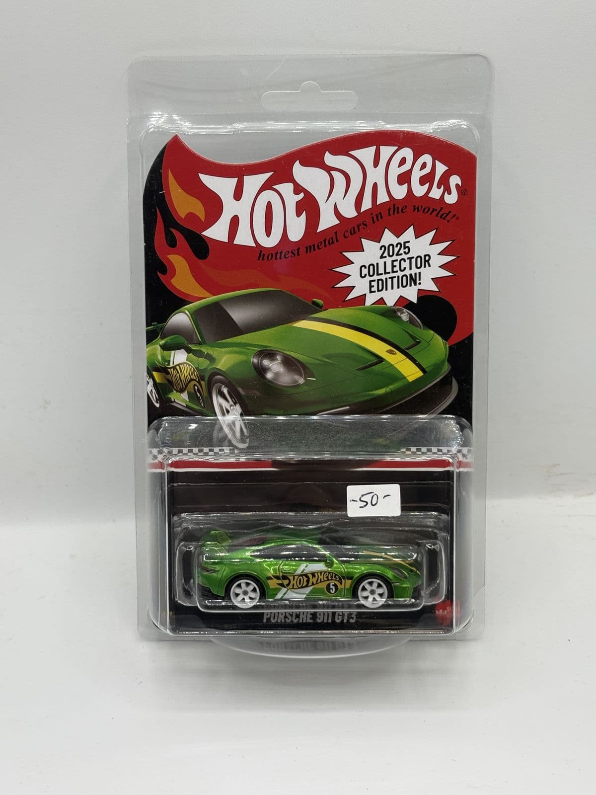 Porsche 911 GT3 — 2025 Collector Edition – Hot Wheels 1:64 diecast, carded
